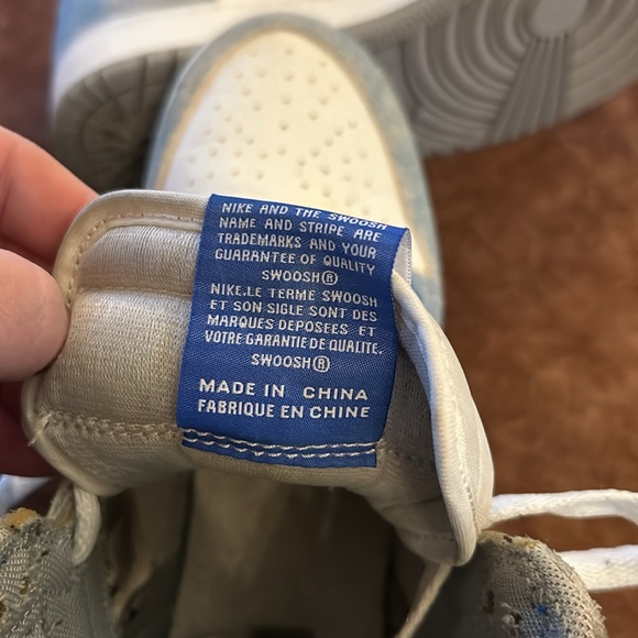 Jordan 1 Retro High Hyper Royal Smoke Grey - Size 7Y / Mens 7 / Womens 8.5 - Picture 9 of 9